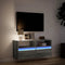 vidaXL - Tv-wandmeubel - met - LED-verlichting - 100x31x45 - cm - grijs - sonoma