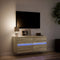 vidaXL - Tv-wandmeubel - met - LED-verlichting - 100x31x45 - cm - sonoma - eiken