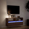 vidaXL - Tv-wandmeubel - met - LED-verlichting - 100x31x45 - cm - bruin - eikenkleur