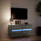 vidaXL - Tv-wandmeubel - met - LED-verlichting - 100x31x45 - cm - grijs - sonoma