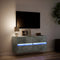vidaXL - Tv-wandmeubel - met - LED-verlichting - 100x31x45 - cm - betongrijs