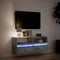vidaXL - Tv-wandmeubel - met - LED-verlichting - 100x31x45 - cm - betongrijs