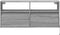 vidaXL - Tv-wandmeubel - met - LED-verlichting - 100x31x45 - cm - grijs - sonoma