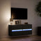 vidaXL - Tv-wandmeubel - met - LED-verlichting - 100x31x45 - cm - zwart