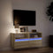 vidaXL - Tv-wandmeubel - met - LED-verlichting - 100x31x45 - cm - sonoma - eiken