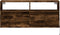 vidaXL - Tv-wandmeubel - met - LED-verlichting - 100x31x45 - cm - gerookt - eiken