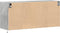 vidaXL - Tv-wandmeubel - met - LED-verlichting - 100x31x45 - cm - betongrijs