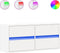 vidaXL - Tv-wandmeubel - met - LED-verlichting - 100x31x45 - cm - wit