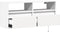vidaXL - Tv-wandmeubel - met - LED-verlichting - 100x31x45 - cm - wit