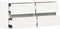 vidaXL - Tv-wandmeubel - met - LED-verlichting - 100x31x45 - cm - wit