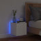 vidaXL - Tv-wandmeubel - met - LED-verlichting - 100x35x30 - cm - wit