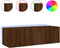 vidaXL - Tv-wandmeubel - met - LED-verlichting - 100x35x31 - cm - bruineikenkleur