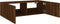 vidaXL - Tv-wandmeubel - met - LED-verlichting - 100x35x31 - cm - bruineikenkleur