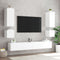 vidaXL - Tv-wandmeubel - met - LED-verlichting - 100x35x31 - cm - wit