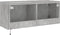 vidaXL - Tv-wandmeubel - met - LED-verlichting - 100x35x41 - cm - betongrijs