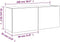 vidaXL - Tv-wandmeubel - met - LED-verlichting - 100x35x41 - cm - grijs - sonoma