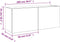vidaXL - Tv-wandmeubel - met - LED-verlichting - 100x35x41 - cm - bruineikenkleur