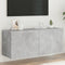 vidaXL - Tv-wandmeubel - met - LED-verlichting - 100x35x41 - cm - betongrijs