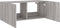 vidaXL - Tv-wandmeubel - met - LED-verlichting - 100x35x41 - cm - grijs - sonoma