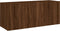 vidaXL - Tv-wandmeubel - met - LED-verlichting - 100x35x41 - cm - bruineikenkleur