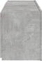 vidaXL - Tv-wandmeubel - met - LED-verlichting - 100x35x41 - cm - betongrijs