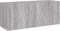 vidaXL - Tv-wandmeubel - met - LED-verlichting - 100x35x41 - cm - grijs - sonoma