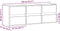 vidaXL - Tv-wandmeubel - met - LED-verlichting - 130x31x45 - cm - betongrijs