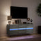 vidaXL - Tv-wandmeubel - met - LED-verlichting - 130x31x45 - cm - grijs - sonoma