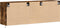 vidaXL - Tv-wandmeubel - met - LED-verlichting - 130x31x45 - cm - gerookt - eiken