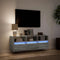 vidaXL - Tv-wandmeubel - met - LED-verlichting - 130x31x45 - cm - grijs - sonoma