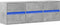 vidaXL - Tv-wandmeubel - met - LED-verlichting - 130x31x45 - cm - betongrijs