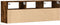 vidaXL - Tv-wandmeubel - met - LED-verlichting - 130x31x45 - cm - gerookt - eiken