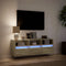 vidaXL - Tv-wandmeubel - met - LED-verlichting - 130x31x45 - cm - sonoma - eiken