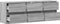 vidaXL - Tv-wandmeubel - met - LED-verlichting - 130x31x45 - cm - grijs - sonoma