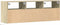vidaXL - Tv-wandmeubel - met - LED-verlichting - 130x31x45 - cm - sonoma - eiken