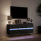 vidaXL - Tv-wandmeubel - met - LED-verlichting - 130x31x45 - cm - zwart