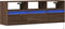 vidaXL - Tv-wandmeubel - met - LED-verlichting - 130x31x45 - cm - bruin - eikenkleur