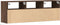 vidaXL - Tv-wandmeubel - met - LED-verlichting - 130x31x45 - cm - bruin - eikenkleur