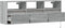 vidaXL - Tv-wandmeubel - met - LED-verlichting - 130x31x45 - cm - grijs - sonoma