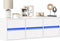 vidaXL - Tv-wandmeubel - met - LED-verlichting - 130x31x45 - cm - wit