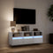 vidaXL - Tv-wandmeubel - met - LED-verlichting - 130x31x45 - cm - wit