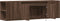 vidaXL - Tv-wandmeubel - met - LED-verlichting - 135x31x39,5 - cm - bruin - eiken