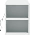 vidaXL - Tv-wandmeubel - met - LED-verlichting - 135x31x39,5 - cm - wit