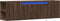 vidaXL - Tv-wandmeubel - met - LED-verlichting - 135x31x39,5 - cm - bruin - eiken