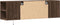 vidaXL - Tv-wandmeubel - met - LED-verlichting - 135x31x39,5 - cm - bruin - eiken