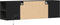 vidaXL - Tv-wandmeubel - met - LED-verlichting - 135x31x39,5 - cm - zwart