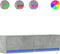 vidaXL - Tv-wandmeubel - met - LED-verlichting - 140x31x38 - cm - betongrijs