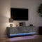 vidaXL - Tv-wandmeubel - met - LED-verlichting - 140x31x38 - cm - betongrijs