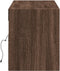 vidaXL - Tv-wandmeubel - met - LED-verlichting - 140x31x38 - cm - bruin - eikenkleur