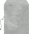 vidaXL - Tv-wandmeubel - met - LED-verlichting - 140x31x38 - cm - betongrijs
